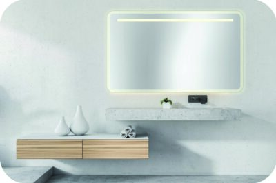 Badspiegel mit Hintergrundlicht